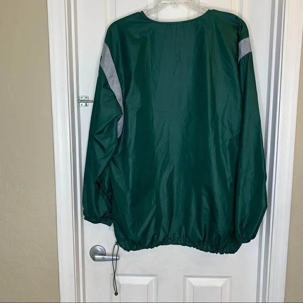 Adidas Pullover Windbreaker Lightweight Jacket Green Size 2XL